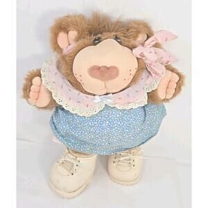 1985 CPK Cabbage Patch Kids Persimmon Furskins Bear 203233 14" U322